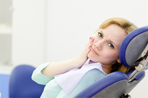 dental patient with toothache