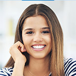 Woman with gorgeous smile